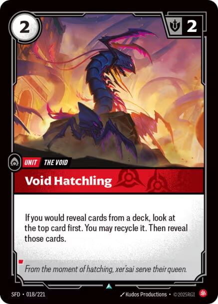 Riftbound: League of Legends Trading Card Game: Void Hatchling card image