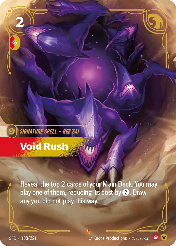 Riftbound: League of Legends Trading Card Game: Void Rush card image