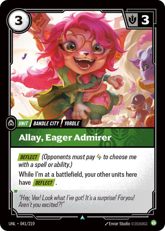 Riftbound: League of Legends Trading Card Game: Allay, Eager Admirer card image