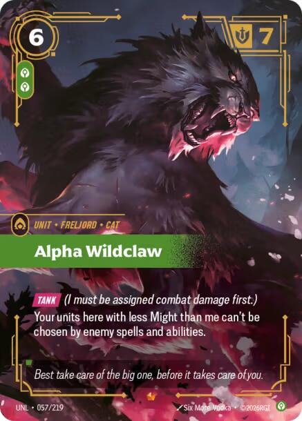 Riftbound: League of Legends Trading Card Game: Alpha Wildclaw card image