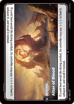 Riftbound: League of Legends Trading Card Game: Altar of Blood card image