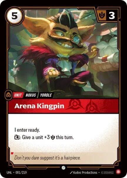 Riftbound: League of Legends Trading Card Game: Arena Kingpin card image