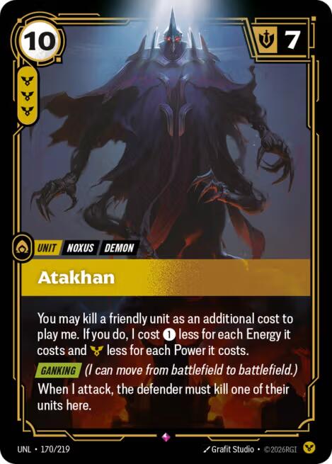 Riftbound: League of Legends Trading Card Game: Atakhan card image