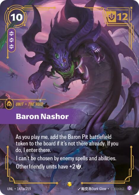 Riftbound: League of Legends Trading Card Game: Baron Nashor (Alternate Art) card image