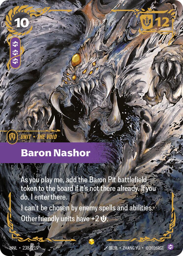 Riftbound: League of Legends Trading Card Game: Baron Nashor (Ultimate) card image