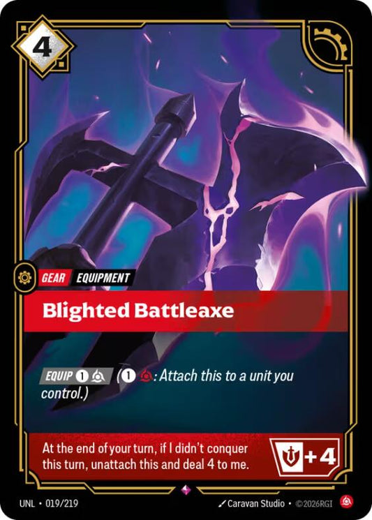 Riftbound: League of Legends Trading Card Game: Blighted Battleaxe card image