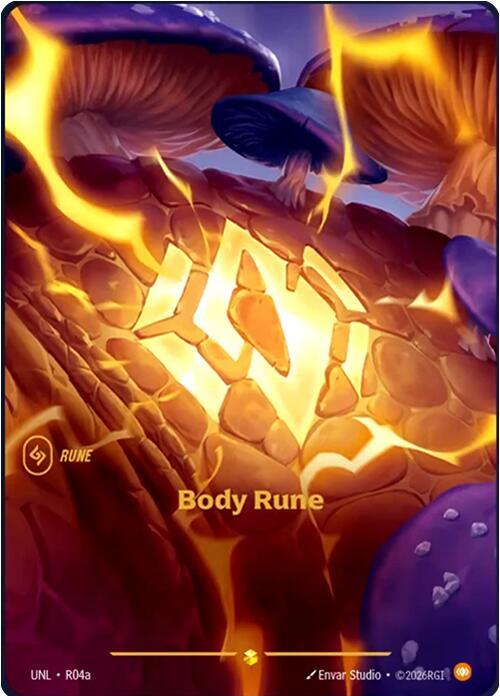 Riftbound: League of Legends Trading Card Game: Body Rune (Alternate Art) card image