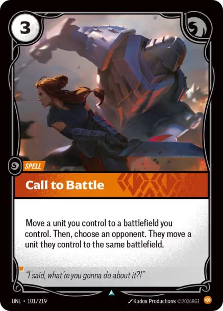 Riftbound: League of Legends Trading Card Game: Call to Battle card image