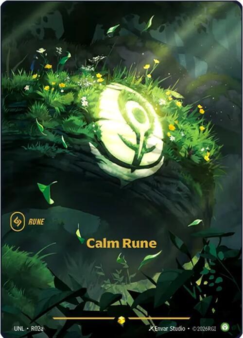 Riftbound: League of Legends Trading Card Game: Calm Rune (Alternate Art) card image