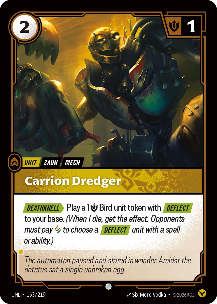 Riftbound: League of Legends Trading Card Game: Carrion Dredger card image