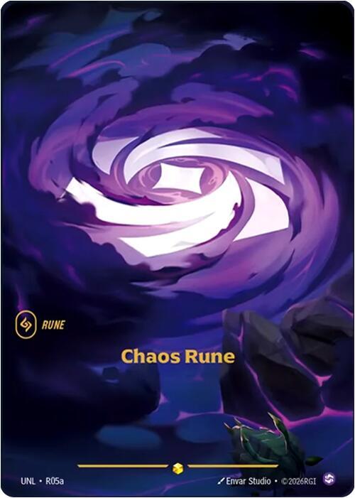 Riftbound: League of Legends Trading Card Game: Chaos Rune (Alternate Art) card image