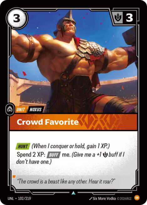 Riftbound: League of Legends Trading Card Game: Crowd Favorite card image