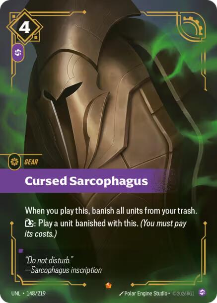 Riftbound: League of Legends Trading Card Game: Cursed Sarcophagus card image