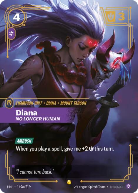 Riftbound: League of Legends Trading Card Game: Diana - No Longer Human (Alternate Art) card image