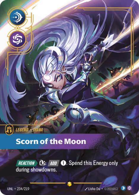 Riftbound: League of Legends Trading Card Game: Diana - Scorn of the Moon (Overnumbered) card image