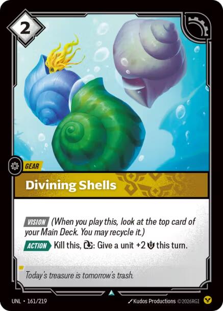 Riftbound: League of Legends Trading Card Game: Divining Shells card image
