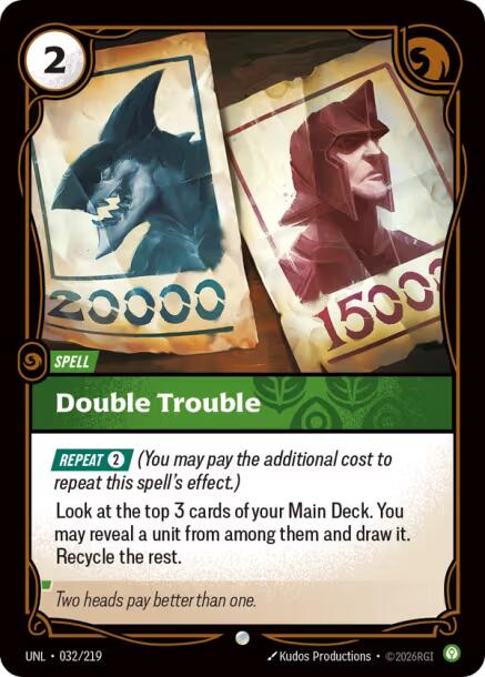 Riftbound: League of Legends Trading Card Game: Double Trouble card image