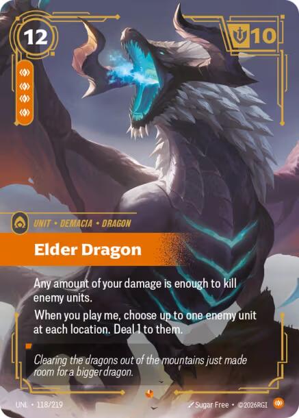 Riftbound: League of Legends Trading Card Game: Elder Dragon card image