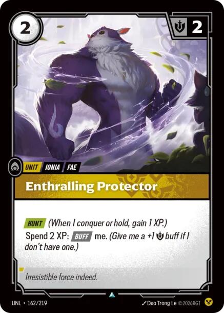 Riftbound: League of Legends Trading Card Game: Enthralling Protector card image