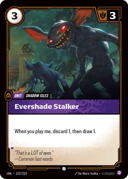 Riftbound: League of Legends Trading Card Game: Evershade Stalker card image