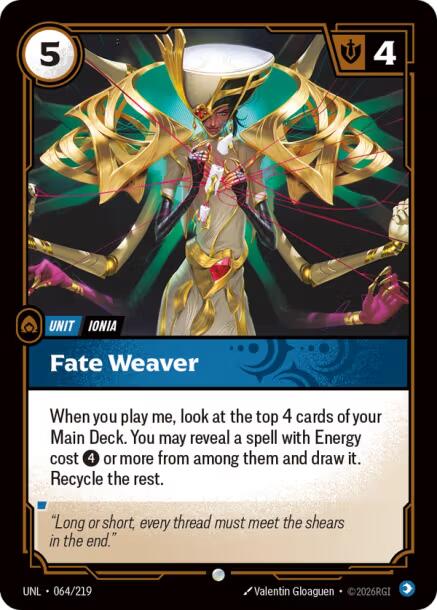 Riftbound: League of Legends Trading Card Game: Fate Weaver card image
