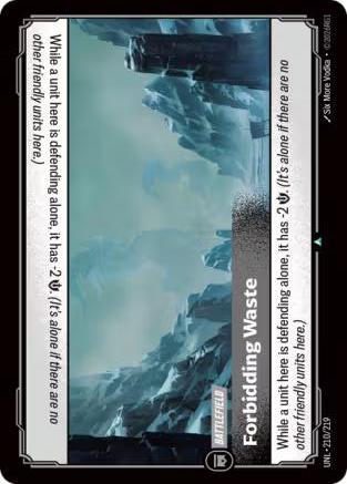 Riftbound: League of Legends Trading Card Game: Forbidding Waste card image