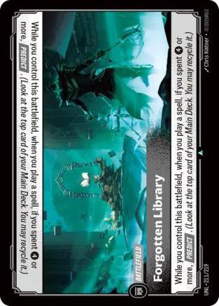 Riftbound: League of Legends Trading Card Game: Forgotten Library card image