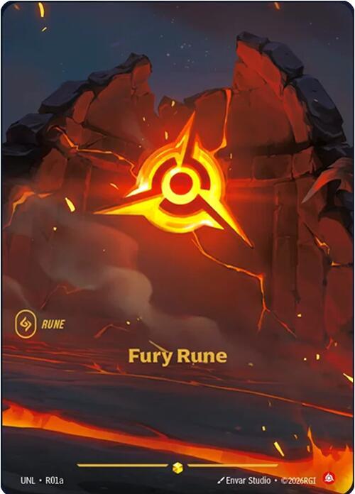 Riftbound: League of Legends Trading Card Game: Fury Rune (Alternate Art) card image