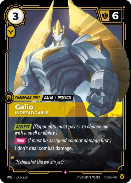 Riftbound: League of Legends Trading Card Game: Galio - Indefatigable card image