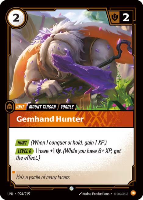 Riftbound: League of Legends Trading Card Game: Gemhand Hunter card image