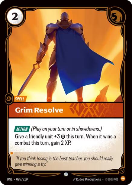 Riftbound: League of Legends Trading Card Game: Grim Resolve card image