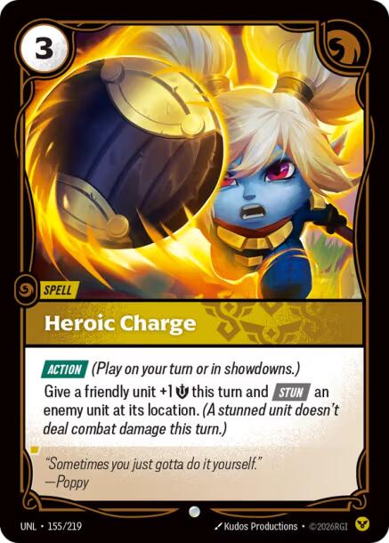 Riftbound: League of Legends Trading Card Game: Heroic Charge card image