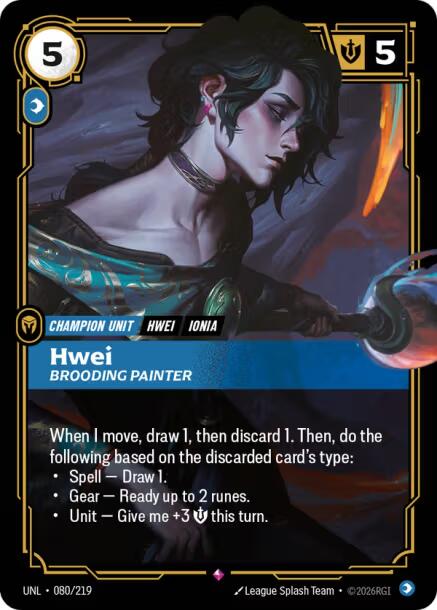 Riftbound: League of Legends Trading Card Game: Hwei - Brooding Painter card image
