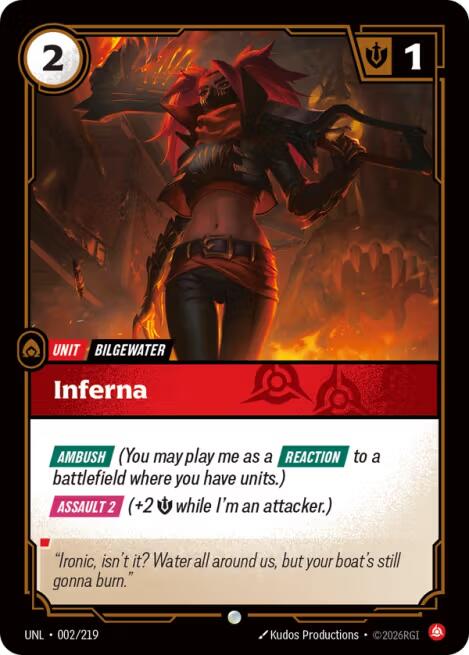 Riftbound: League of Legends Trading Card Game: Inferna card image