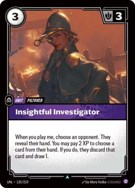 Riftbound: League of Legends Trading Card Game: Insightful Investigator card image