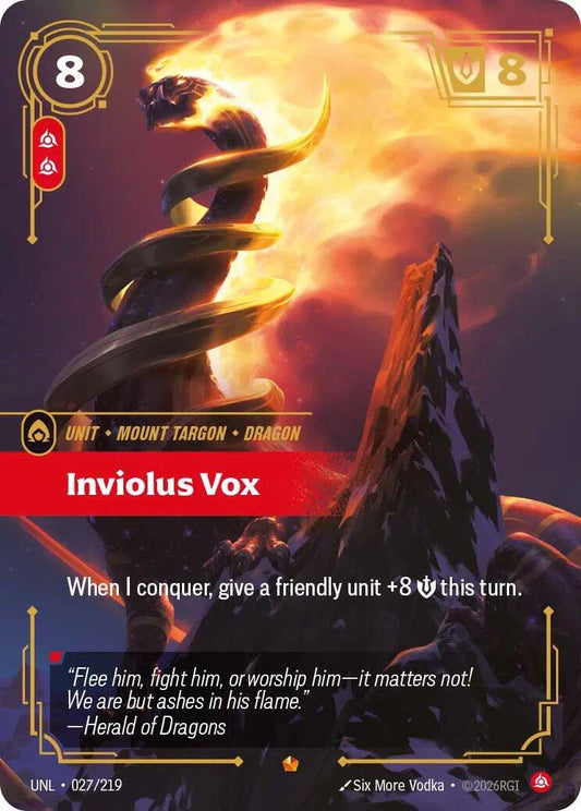 Riftbound: League of Legends Trading Card Game: Inviolus Vox card image