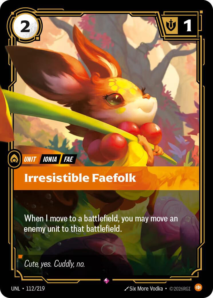 Riftbound: League of Legends Trading Card Game: Irresistible Faefolk card image
