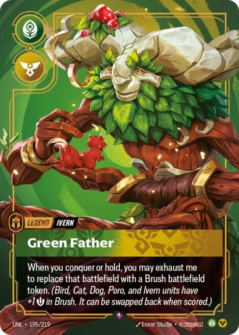 Riftbound: League of Legends Trading Card Game: Ivern - Green Father card image