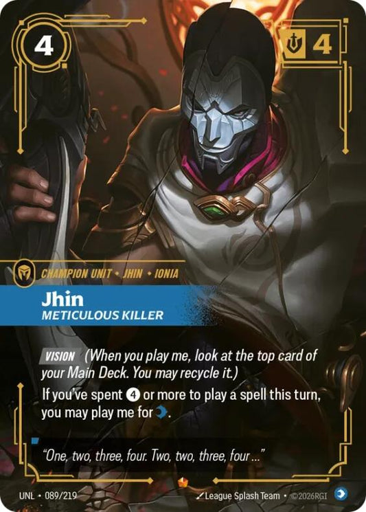 Riftbound: League of Legends Trading Card Game: Jhin - Meticulous Killer card image
