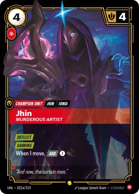 Riftbound: League of Legends Trading Card Game: Jhin - Murderous Artist (Alternate Art) card image