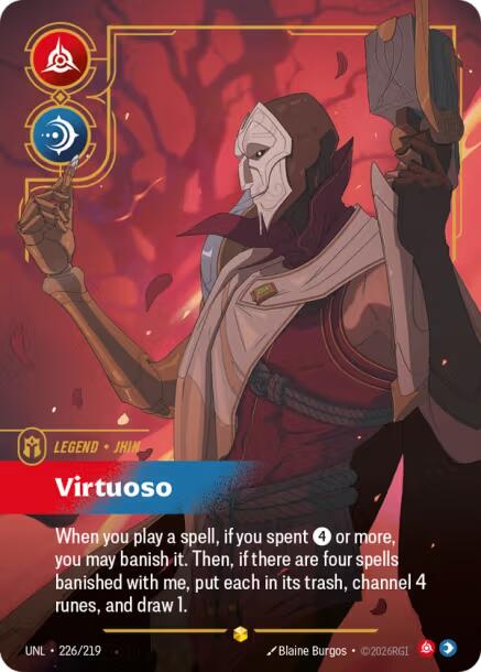 Riftbound: League of Legends Trading Card Game: Jhin - Virtuoso (Overnumbered) card image