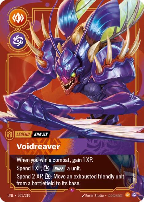 Riftbound: League of Legends Trading Card Game: Kha'Zix - Voidreaver card image