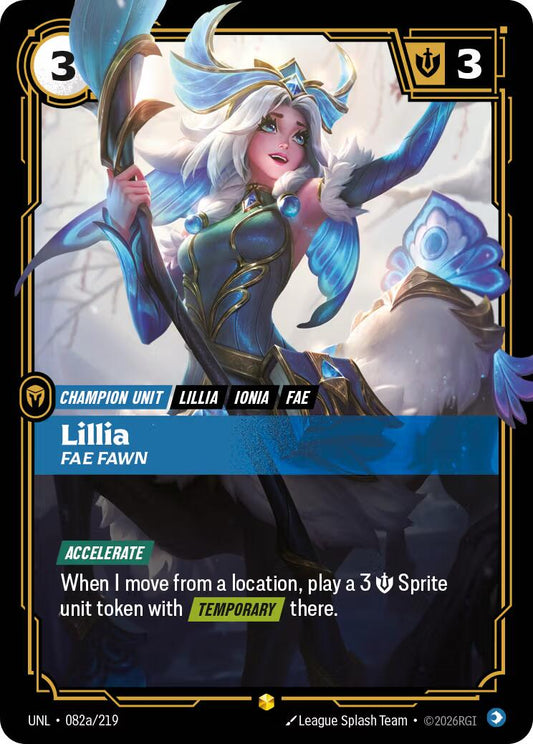 Riftbound: League of Legends Trading Card Game: Lillia - Fae Fawn (Alternate Art) card image