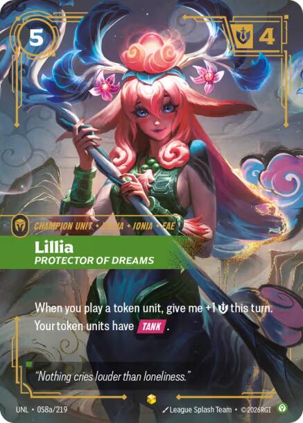 Riftbound: League of Legends Trading Card Game: Lillia - Protector of Dreams (Alternate Art) card image
