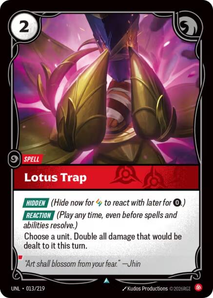 Riftbound: League of Legends Trading Card Game: Lotus Trap card image