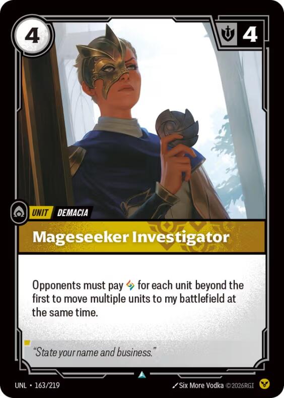 Riftbound: League of Legends Trading Card Game: Mageseeker Investigator card image