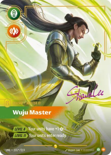 Riftbound: League of Legends Trading Card Game: Master Yi - Wuju Master (Signature) card image