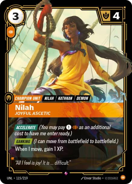 Riftbound: League of Legends Trading Card Game: Nilah - Joyful Ascetic card image