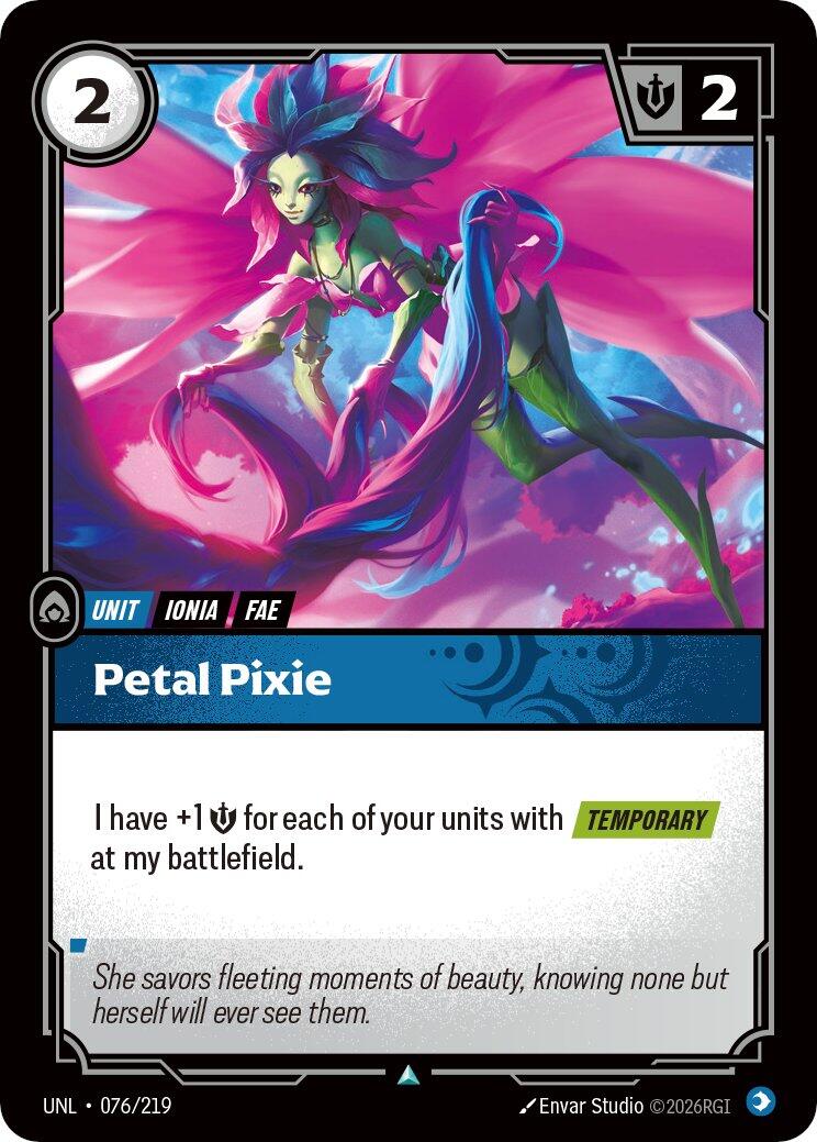 Riftbound: League of Legends Trading Card Game: Petal Pixie card image