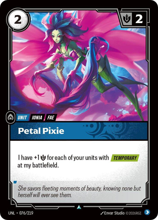 Riftbound: League of Legends Trading Card Game: Petal Pixie card image
